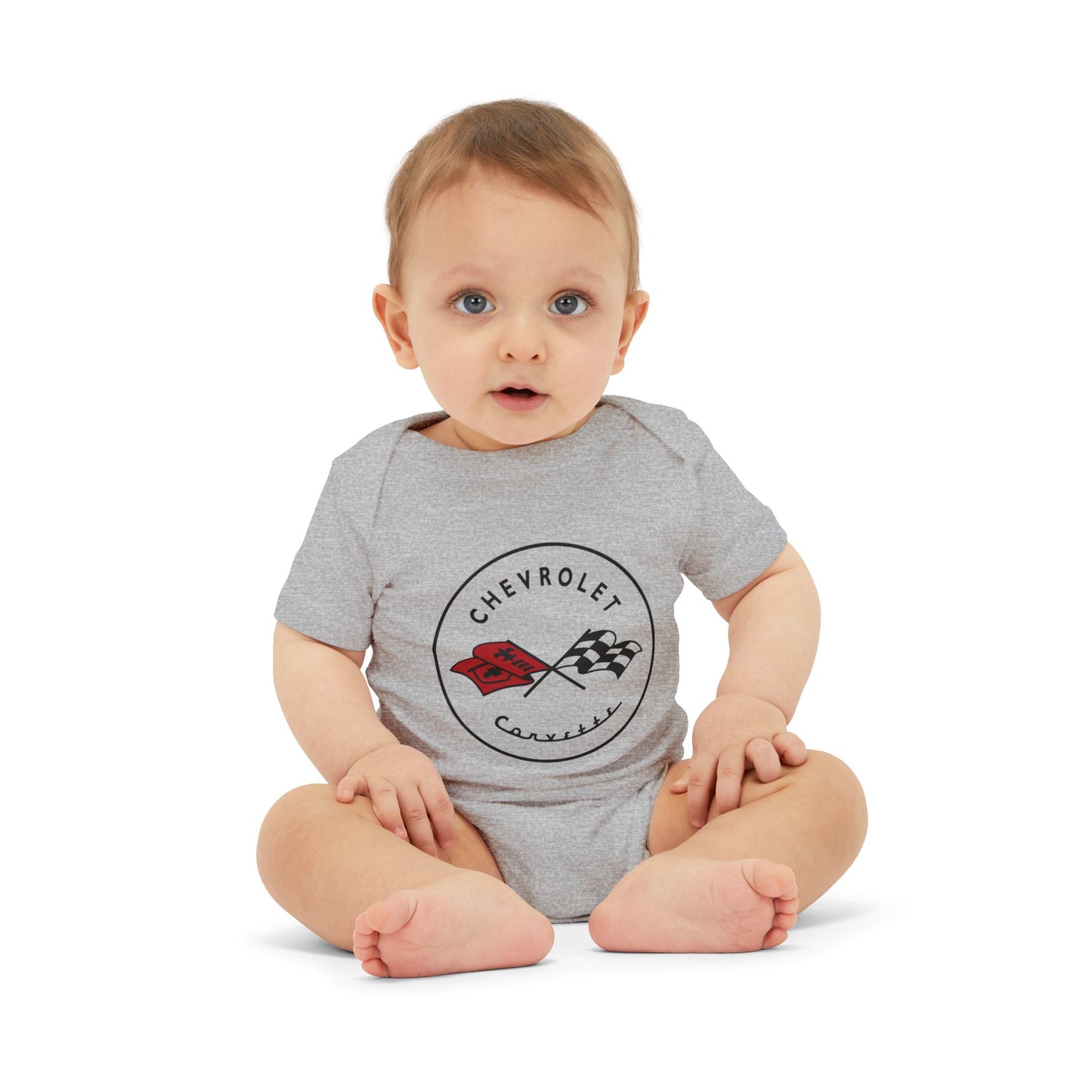 Corvette C1 Baby Onesie, Baby Clothing, Baby Shower Gift, Bella and Canvas Brand, Soft Fabric, Infant Clothes