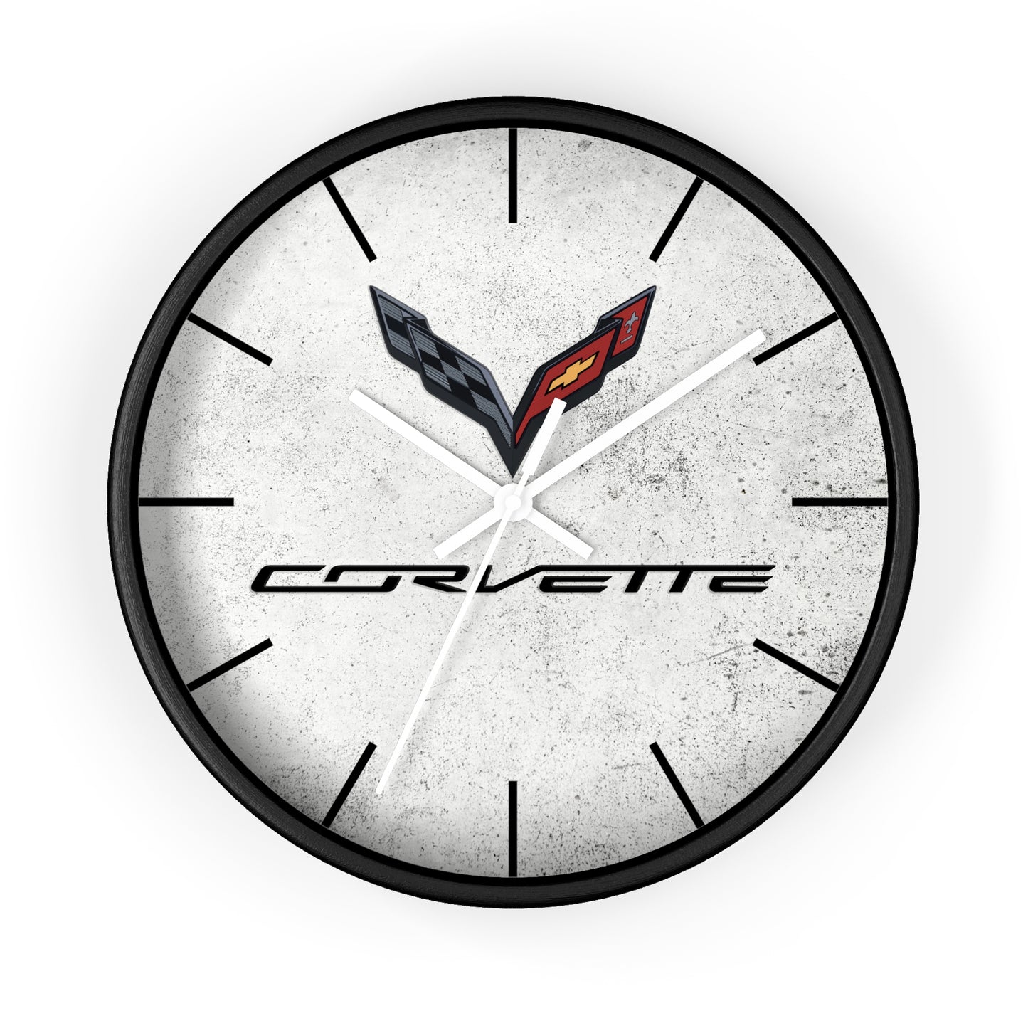 Corvette C7 Wall Clock, Racing Home Decor, Gift for Him, Man Cave Clock, Corvette Merchandise, Mancave Gift, Clocks