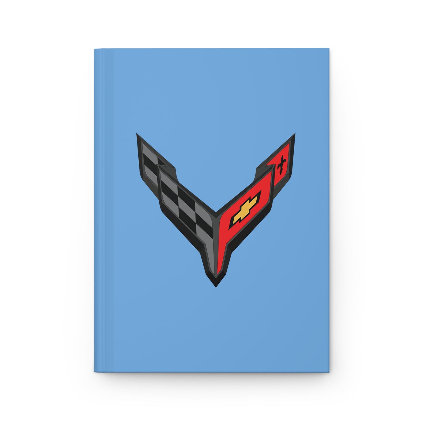 Corvette C8 Hardcover Journal, Writing Notebook, Lined Pages, Daily Journal, Motivational Diary, Notepad, C8 Logo