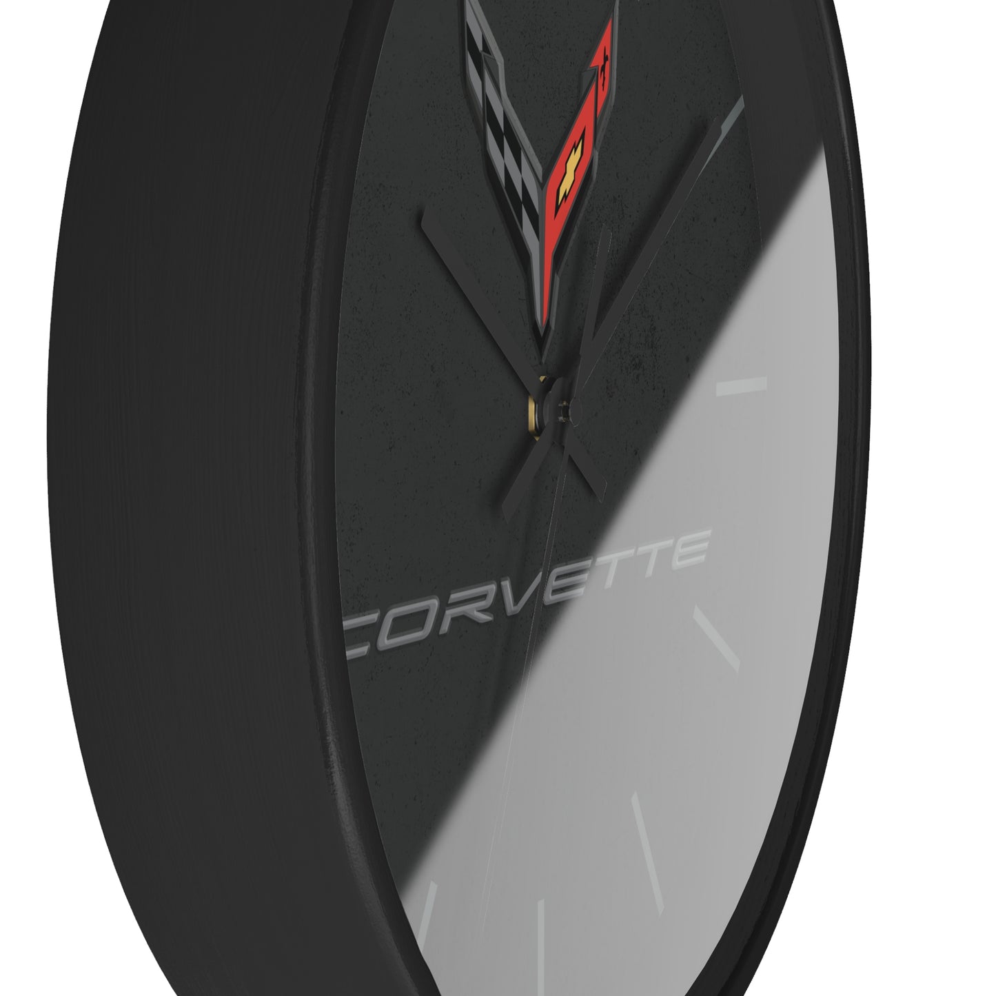 Corvette C8 Wall Clock, Racing Home Decor, Gift for Him, Man Cave Clock, Corvette Merchandise, Mancave Gift, Clocks