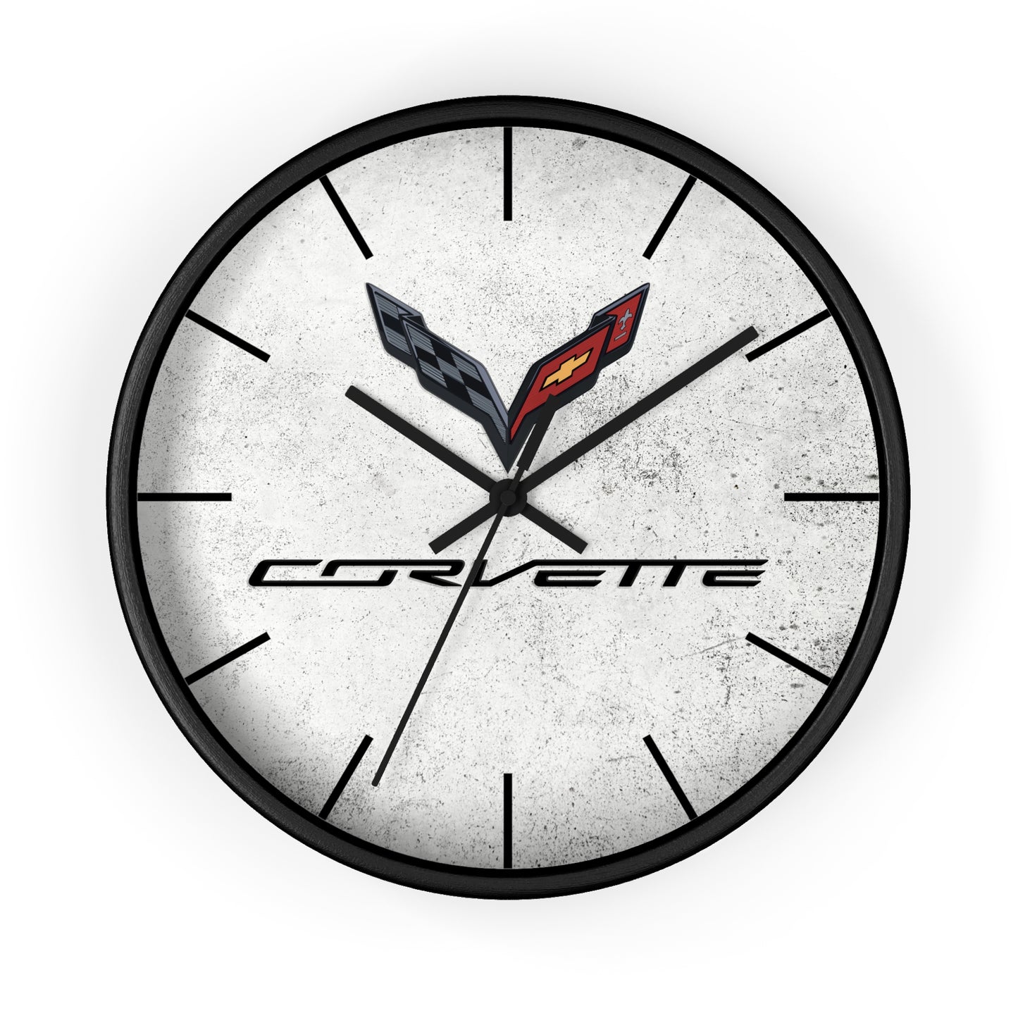Corvette C7 Wall Clock, Racing Home Decor, Gift for Him, Man Cave Clock, Corvette Merchandise, Mancave Gift, Clocks