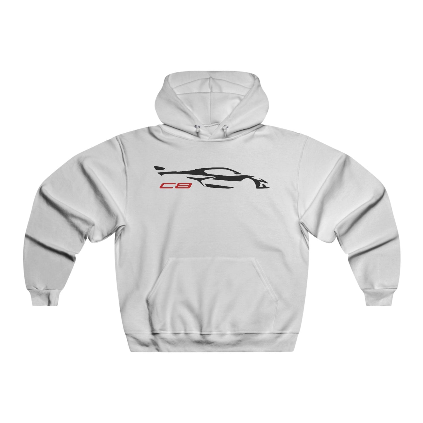 Corvette C8 Hoodie, Corvette Sweatshirt, Gifts for Car Guys, Gifts for Car Girls, JERZEESĀ® NuBlendĀ®, Pullover, Unisex, Hoody