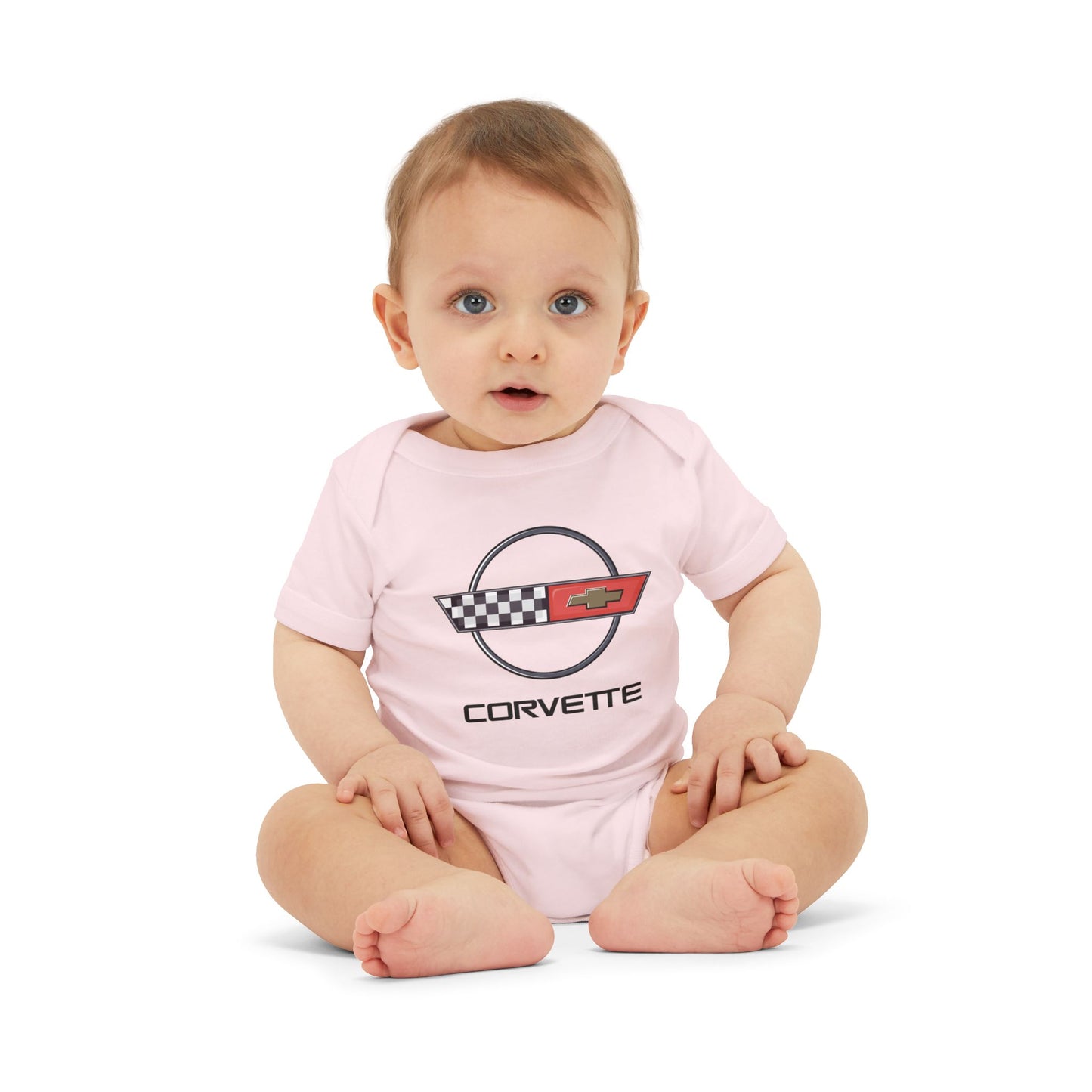 Corvette C4 Baby Onesie, Baby Clothing, Baby Shower Gift, Bella and Canvas Brand, Soft Fabric, Infant Clothes