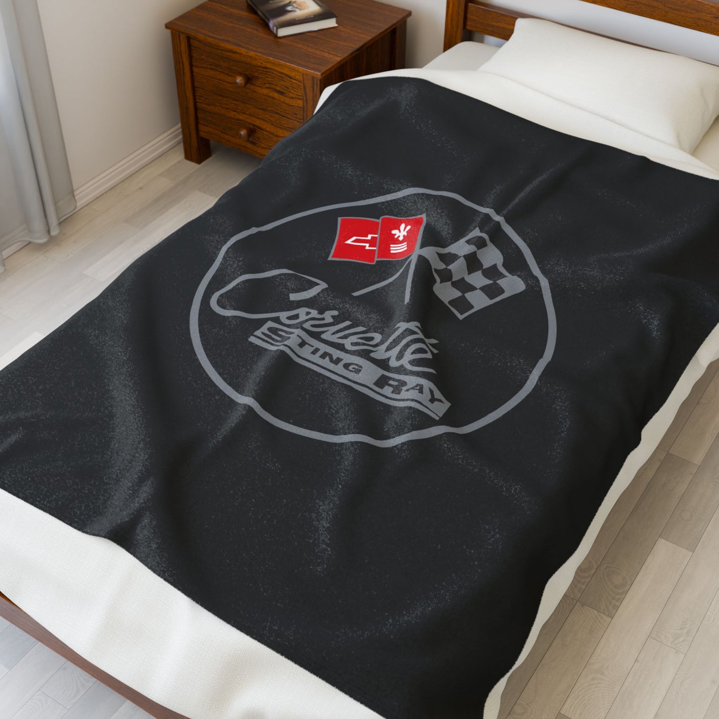 Corvette C2 Blanket, C2 Logo, Soft Blankets, Corvette Logo, Velveteen Blanket, Car Guy Gifts, Car Girl Gifts