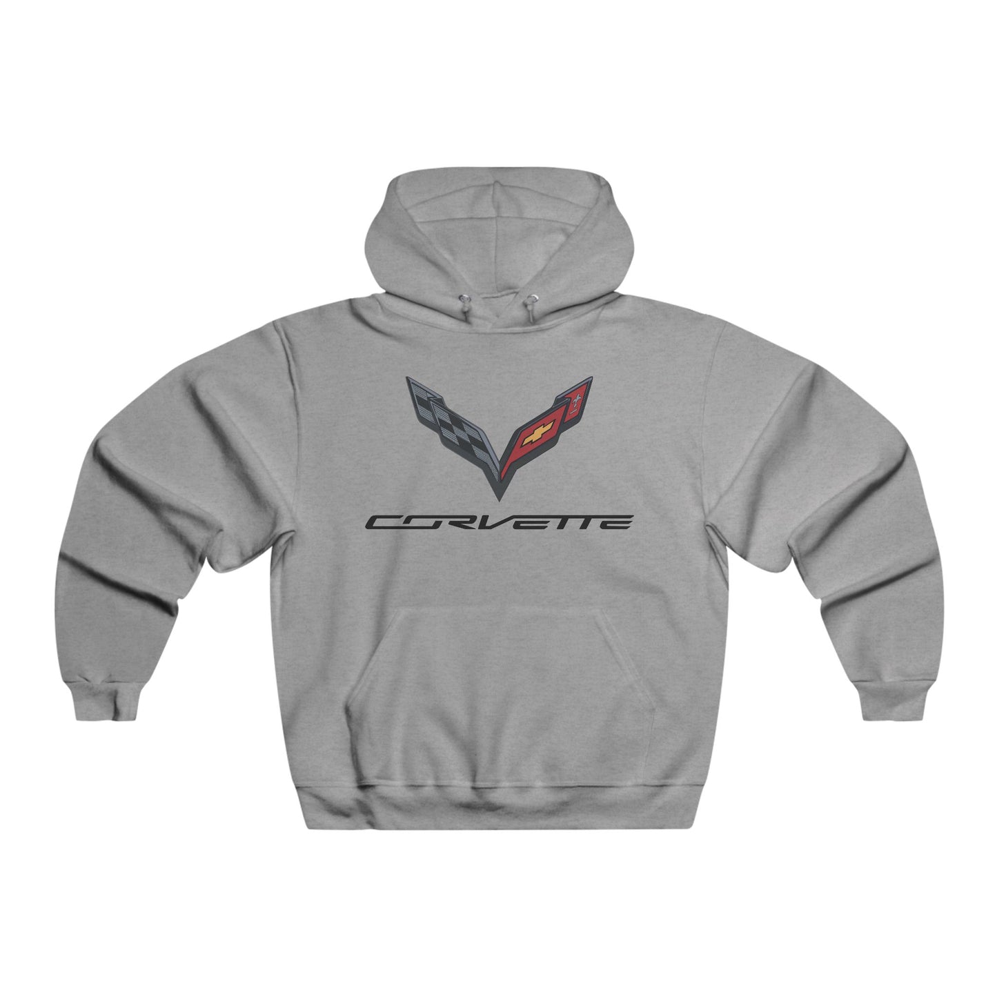 Corvette C7 Hoodie, Corvette Sweatshirt, Gifts for Car Guys, Gifts for Car Girls, JERZEESĀ® NuBlendĀ®, Pullover, Unisex, Hoody