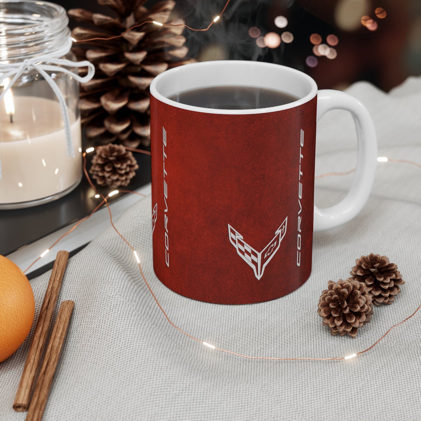 Jumbo 20oz. Corvette Mug - Corvette Ceramic Mug - Coffee Mug - Chevy Corvette Mug - Microwave-Safe - Gift for Car Enthusiasts