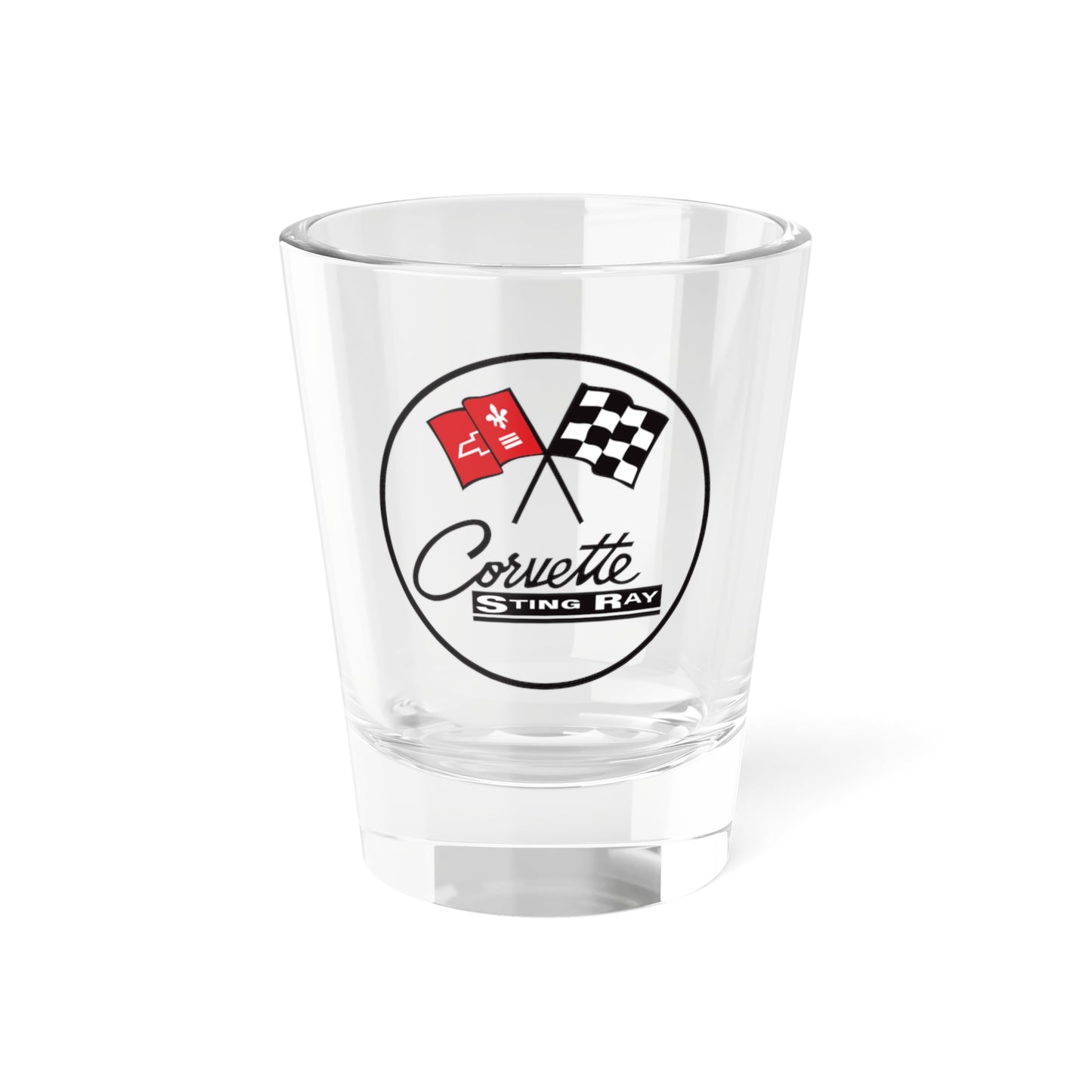 Corvette C2 Shot Glass, Perfect for Celebrations, Racing Fans, Gift for Him, Barware, Automotive Collectible