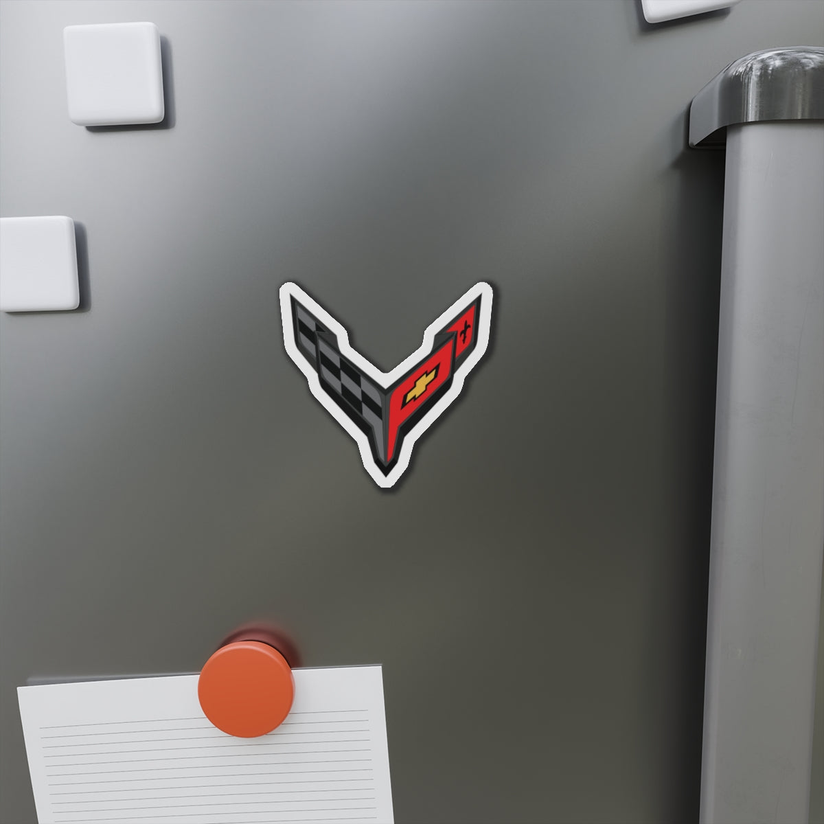 Corvette C8 Die-Cut Magnet, Car Enthusiast Gift, Refrigerator Magnet, Auto Fan Memorabilia, Fridge Magnet, Gift for Him, Gift for Her