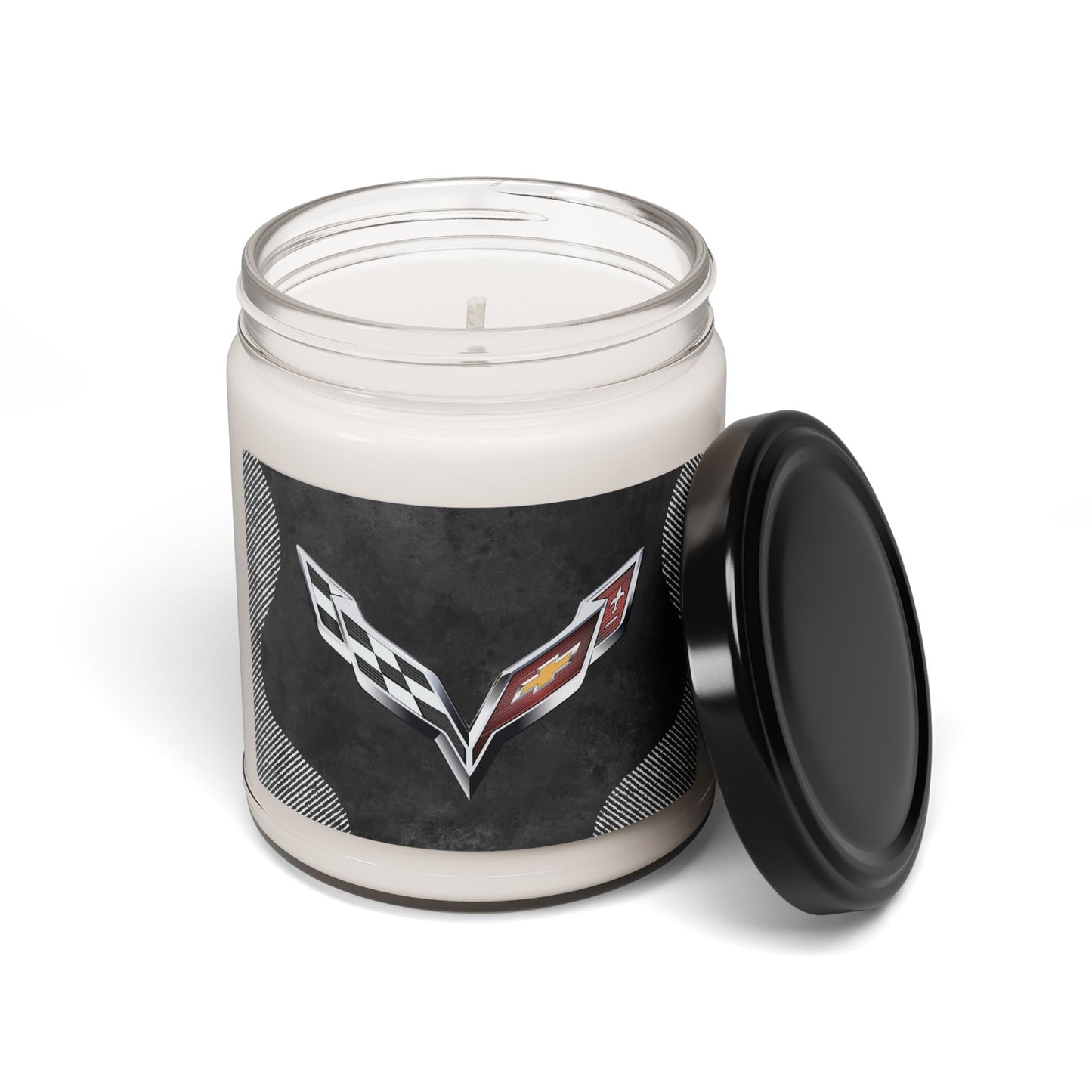 Corvette C7 Logo Scented Soy Candle, 10 Options for Scent, Home Décor, Gifts for Him, Man Cave Candles, Gifts for Car Girls, Corvette Swag