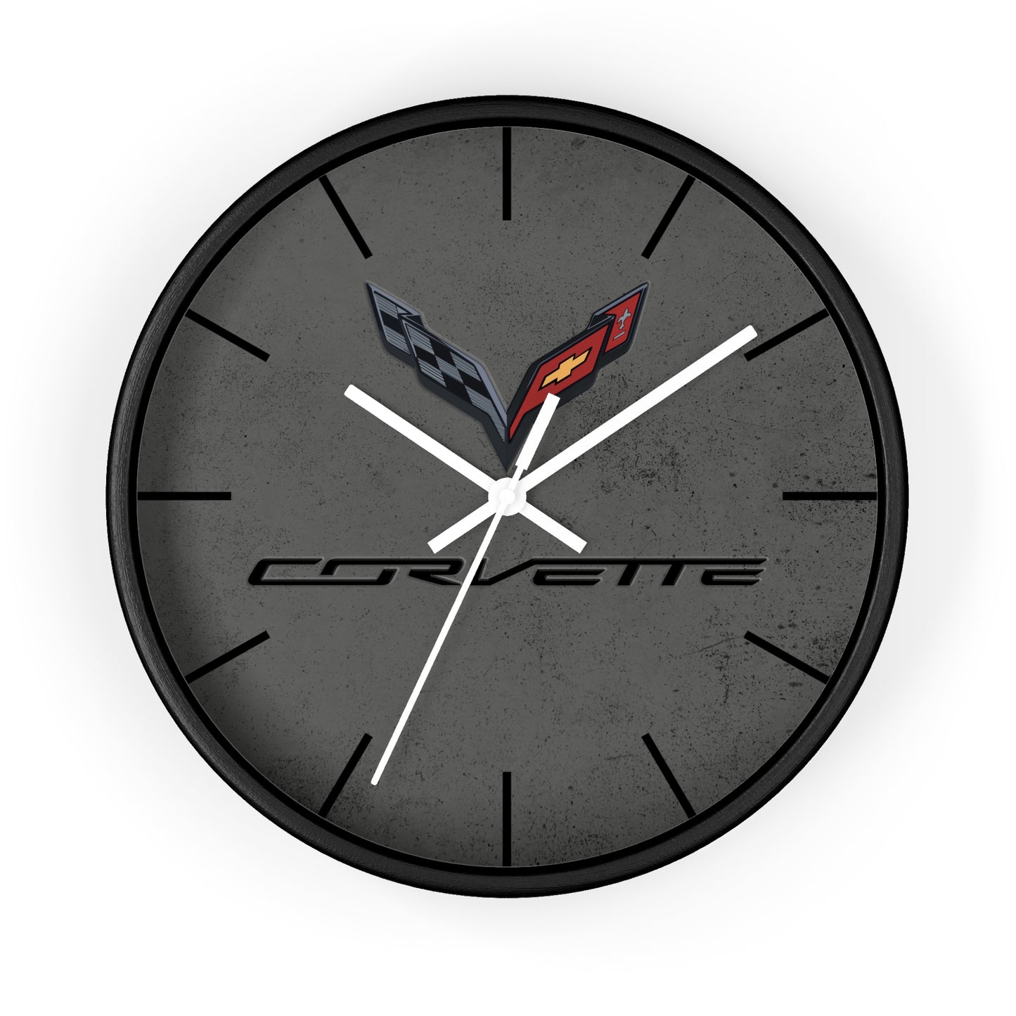 Corvette C7 Wall Clock, Racing Home Decor, Gift for Him, Man Cave Clock , Corvette Merchandise, Mancave Gift, Clocks