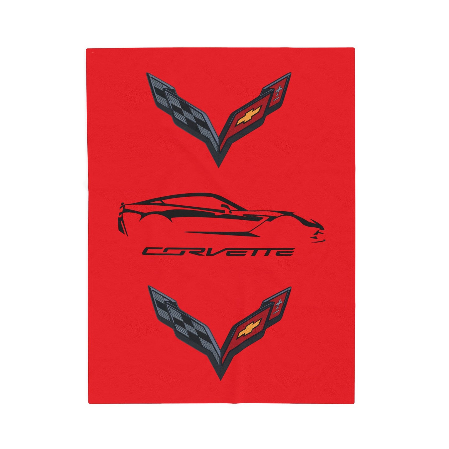 C7 Blanket, C7 Logo, Soft Blankets, Corvette Logo, Velveteen Blanket, Car Guy Gifts, Car Girl Gifts