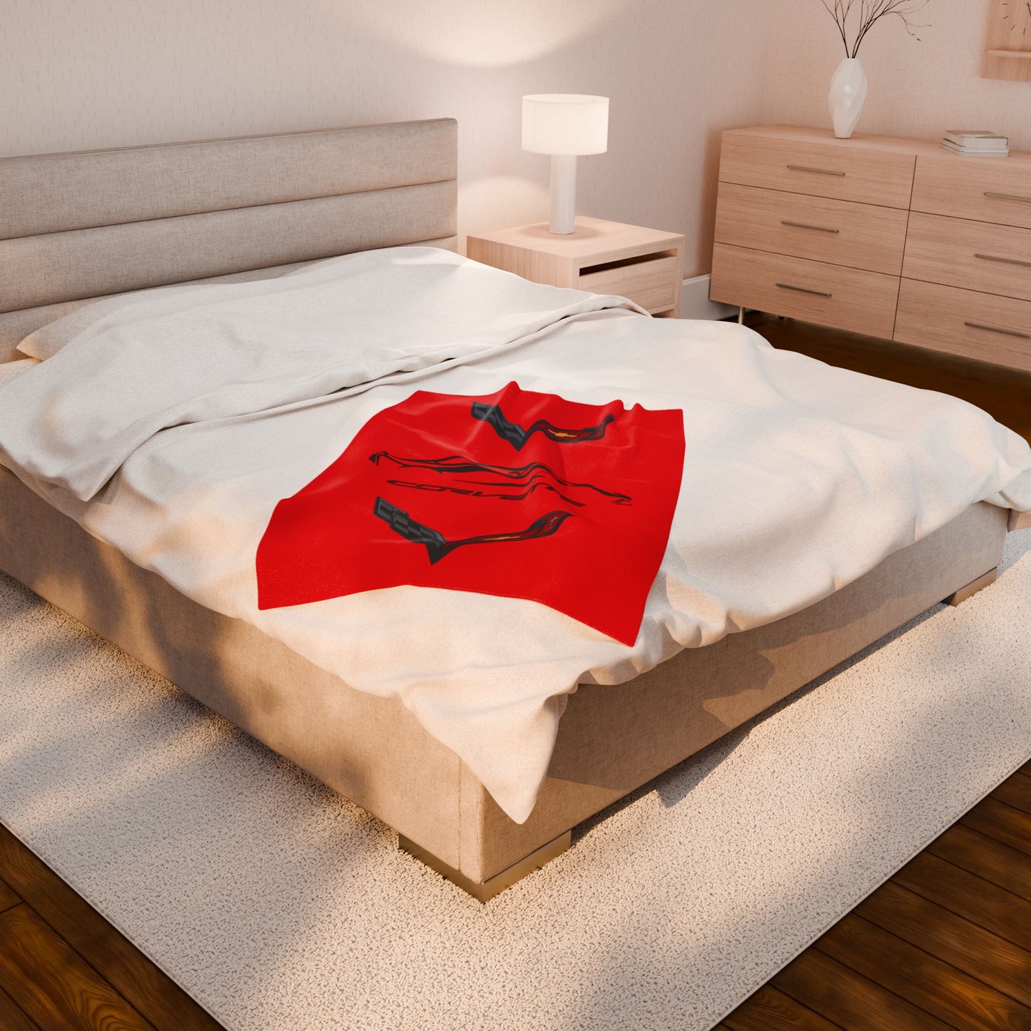 C7 Blanket, C7 Logo, Soft Blankets, Corvette Logo, Velveteen Blanket, Car Guy Gifts, Car Girl Gifts