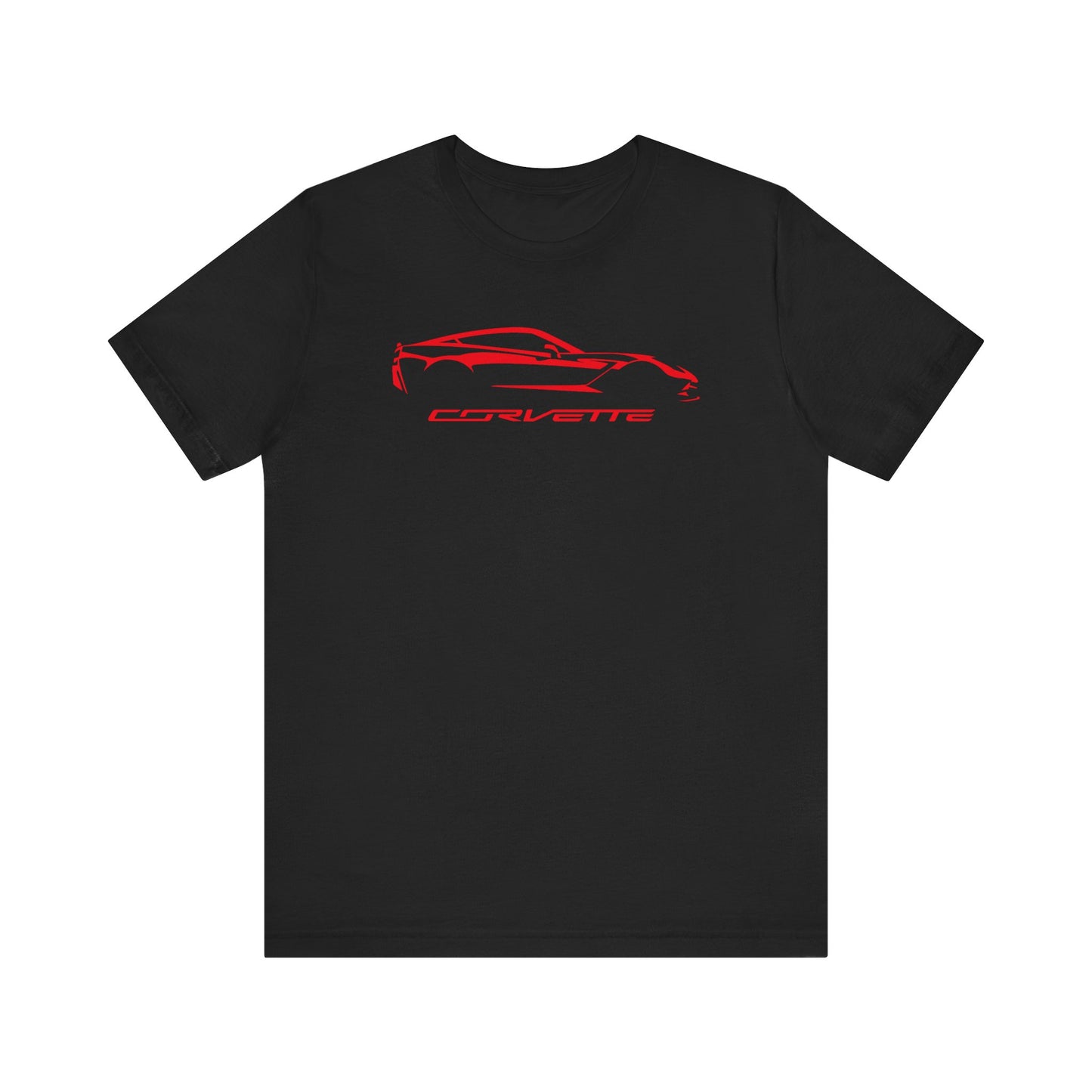 Corvette C7 Silhouette T-Shirt, Bella and Canvas T-Shirt, Corvette Apparel, Graphic Tee, Soft T-Shirt, Unisex T-Shirt, Raceday Gear