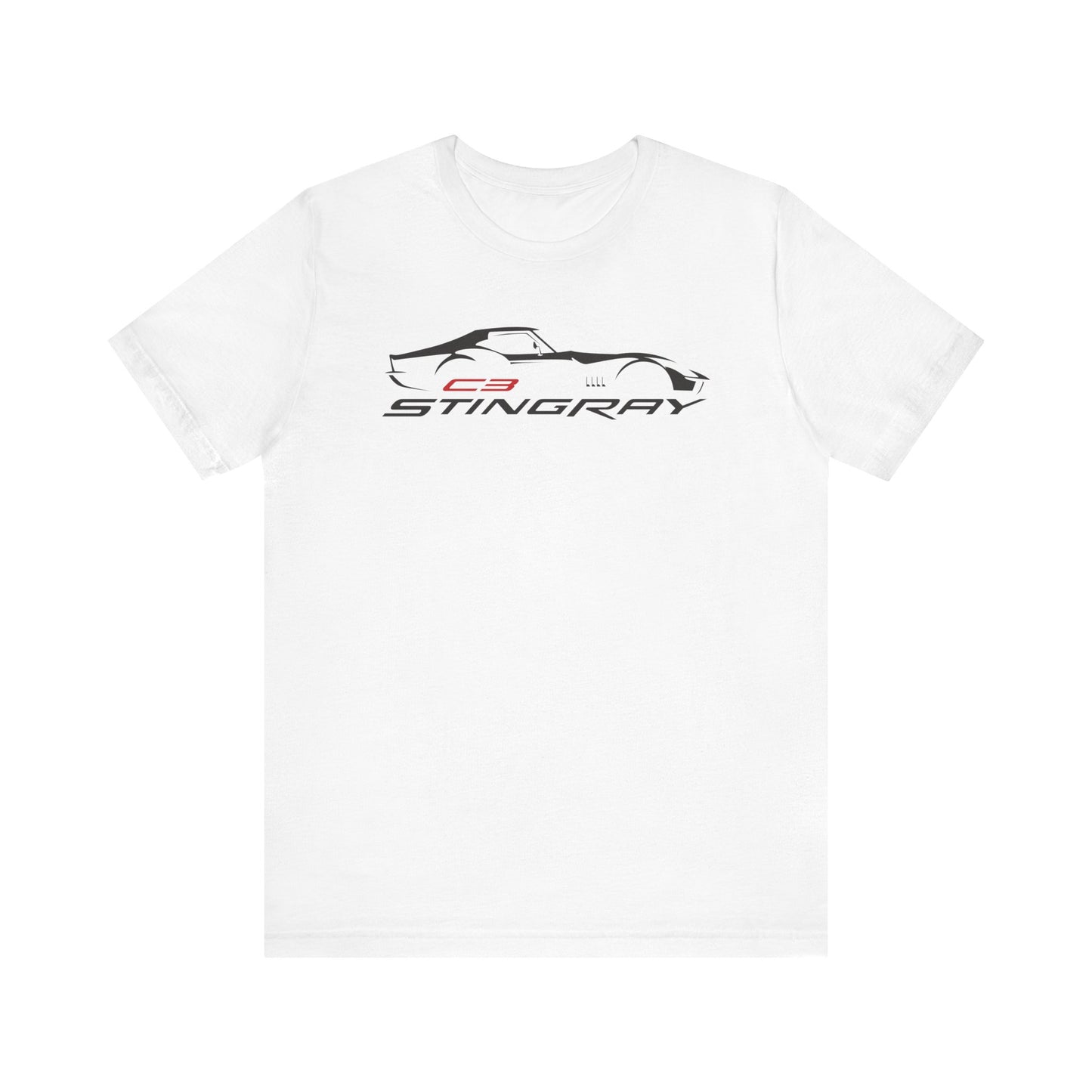 Corvette C3 Stingray Custom T-Shirt, Bella+Canvas T-Shirt, Unisex, Corvette Apparel, Graphic Tee, Soft T-Shirt, Stingray Logo