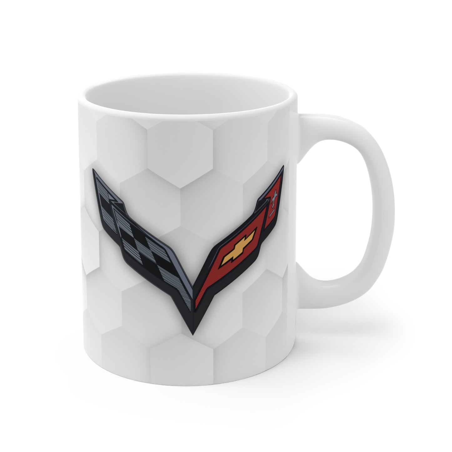 Corvette Coffee Mug - Corvette Ceramic Mug - 11oz. Coffee Mug - Chevy Corvette Mug - Microwave-Safe - Gift for Car Enthusiasts