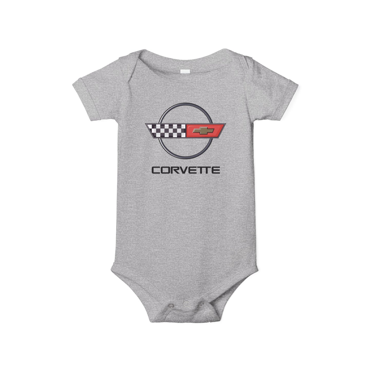 Corvette C4 Baby Onesie, Baby Clothing, Baby Shower Gift, Bella and Canvas Brand, Soft Fabric, Infant Clothes