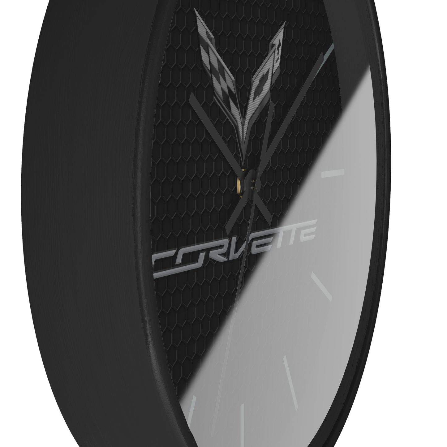 Corvette C7 Wall Clock, Racing Home Decor, Gift for Him, Man Cave Clock, Corvette Merchandise, Mancave Gift, Clocks