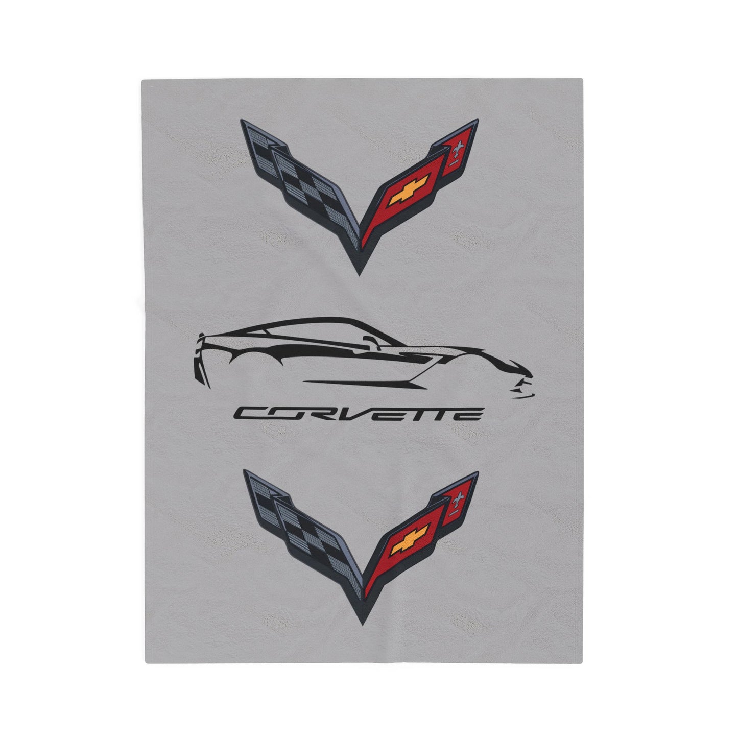 C7 Blanket, C7 Logo, Soft Blankets, Corvette Logo, Velveteen Blanket, Car Guy Gifts, Car Girl Gifts