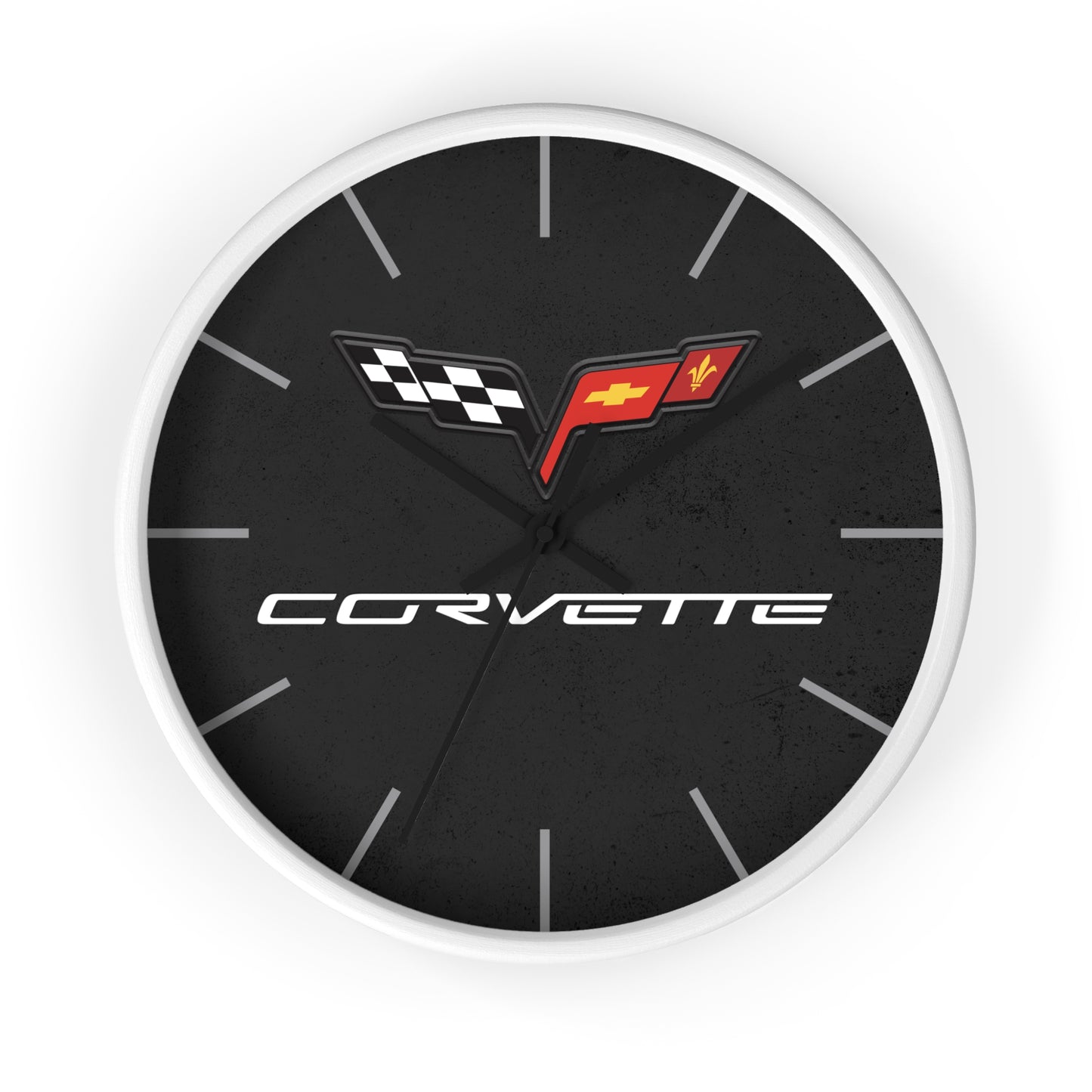 Corvette C6 Wall Clock, Racing Home Decor, Gift for Him, Man Cave Clock, Corvette Merchandise, Mancave Gift, Clocks