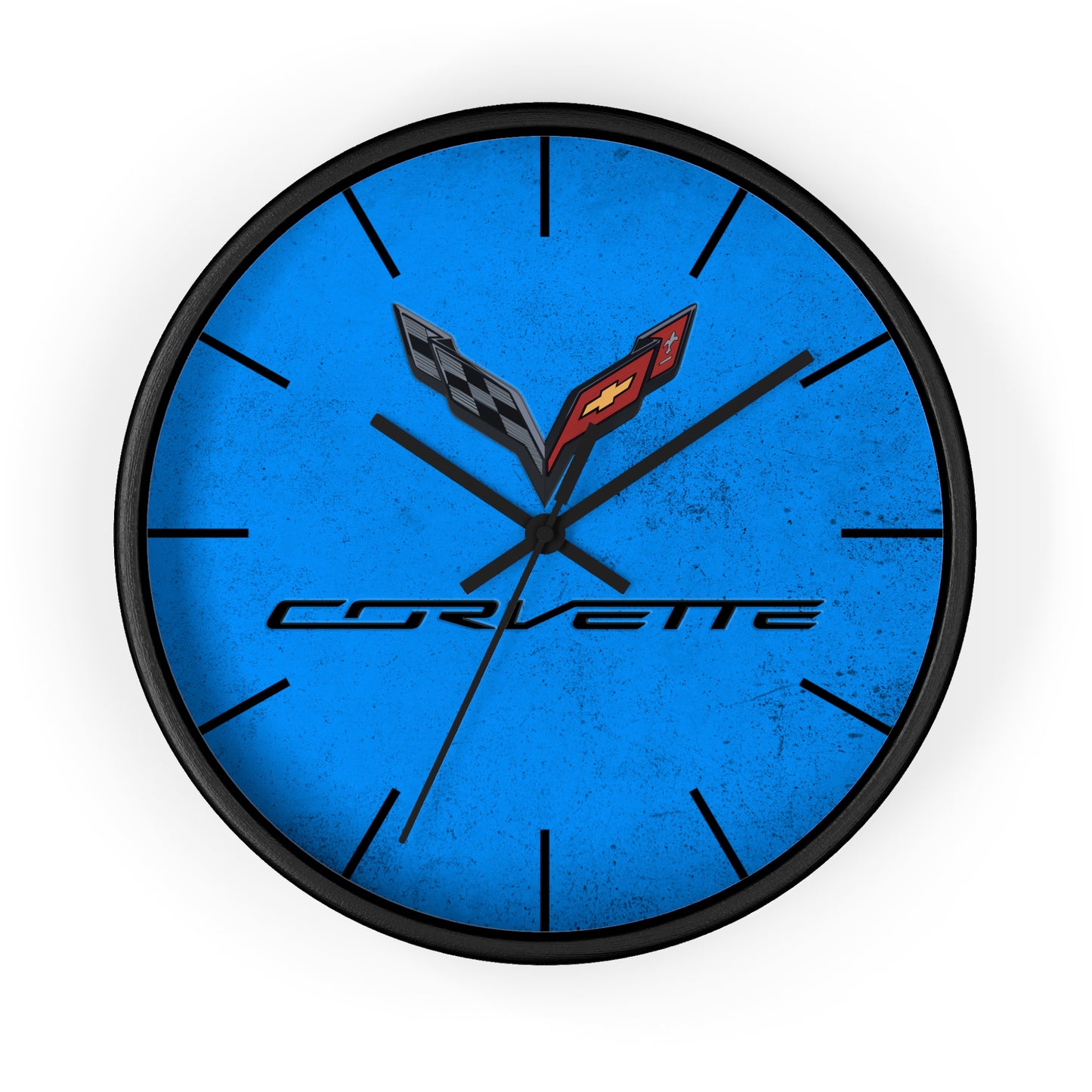 Corvette C7 Wall Clock, Racing Home Decor, Gift for Him, Man Cave Clock, Corvette Merchandise, Mancave Gift, Clocks