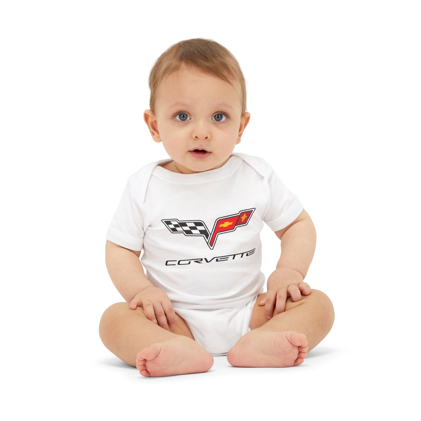 Corvette C6 Baby Onesie, Baby Clothing, Baby Shower Gift, Bella and Canvas Brand, Soft Fabric, Infant Clothes
