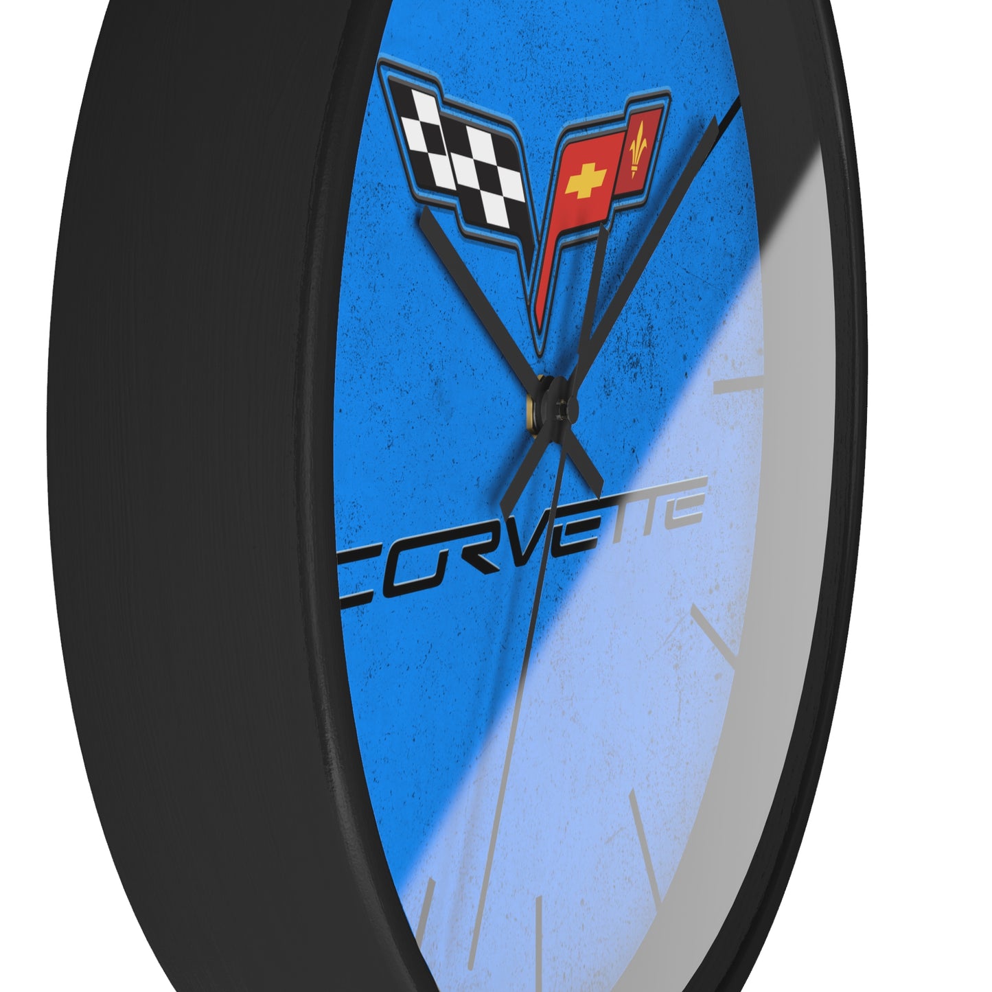 Corvette C6 Wall Clock, Racing Home Decor, Gift for Him, Man Cave Clock, Corvette Merchandise, Mancave Gift, Clocks