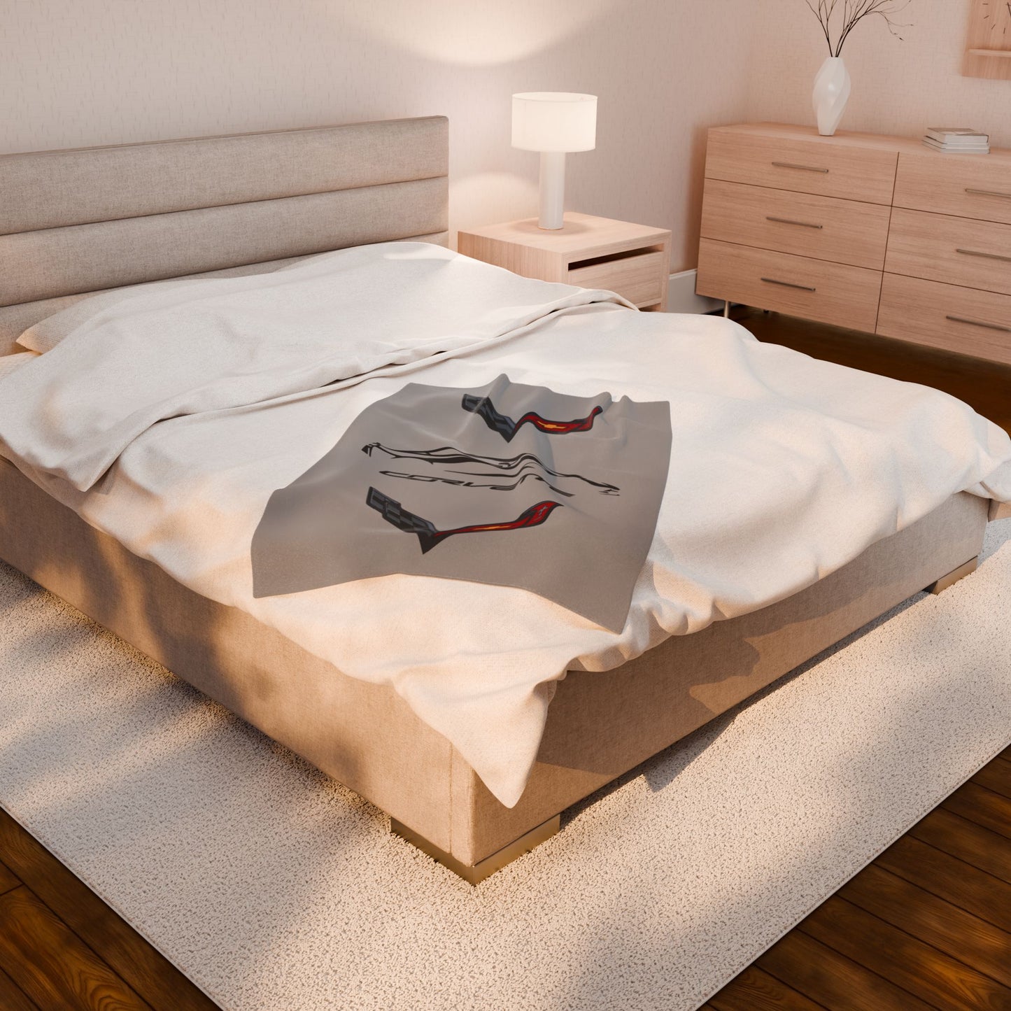 C7 Blanket, C7 Logo, Soft Blankets, Corvette Logo, Velveteen Blanket, Car Guy Gifts, Car Girl Gifts