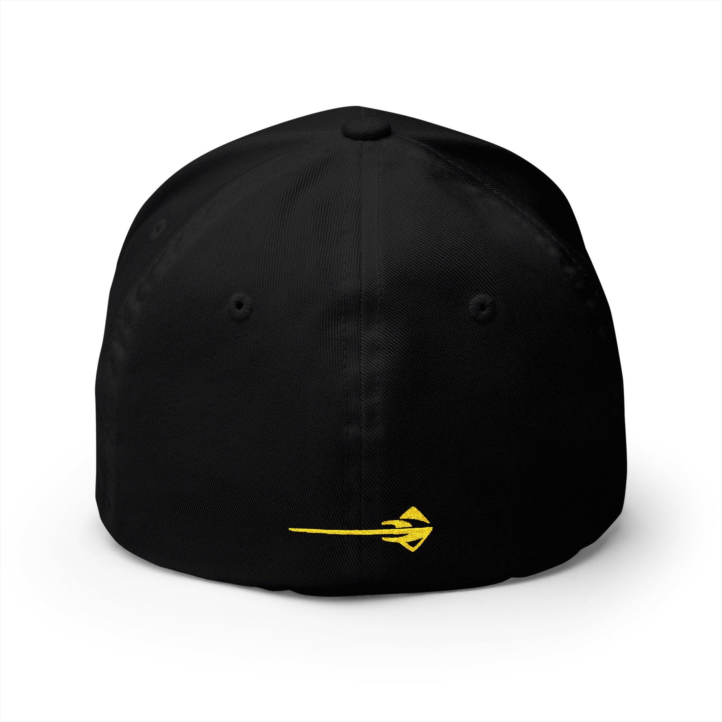 Corvette Stingray Logo Baseball Cap, Flexfit Hat, Stretchy Band, Black Hat, Corvette Gear, Embroidery