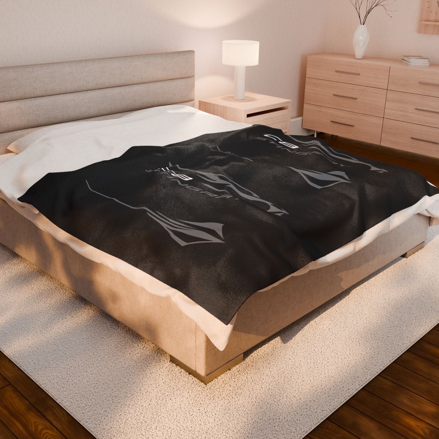 Corvette Stingray Blanket, Stingray Corvette Gifts, Soft Blankets, Corvette Logo, Velveteen Blanket, Car Guy Gifts, Car Girl Gifts
