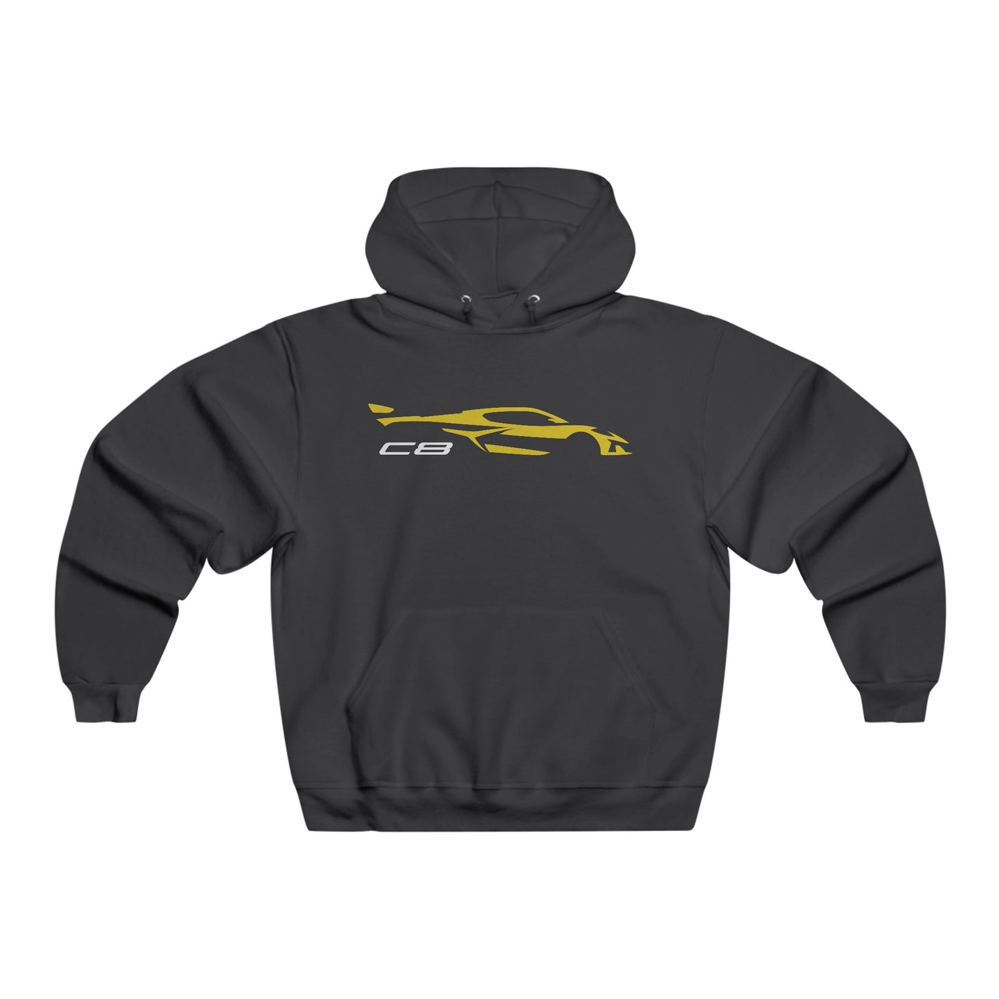 Corvette C8 Hoodie, Corvette Sweatshirt, Gifts for Car Guys, Gifts for Car Girls, JERZEESĀ® NuBlendĀ®, Pullover, Unisex, Hoody