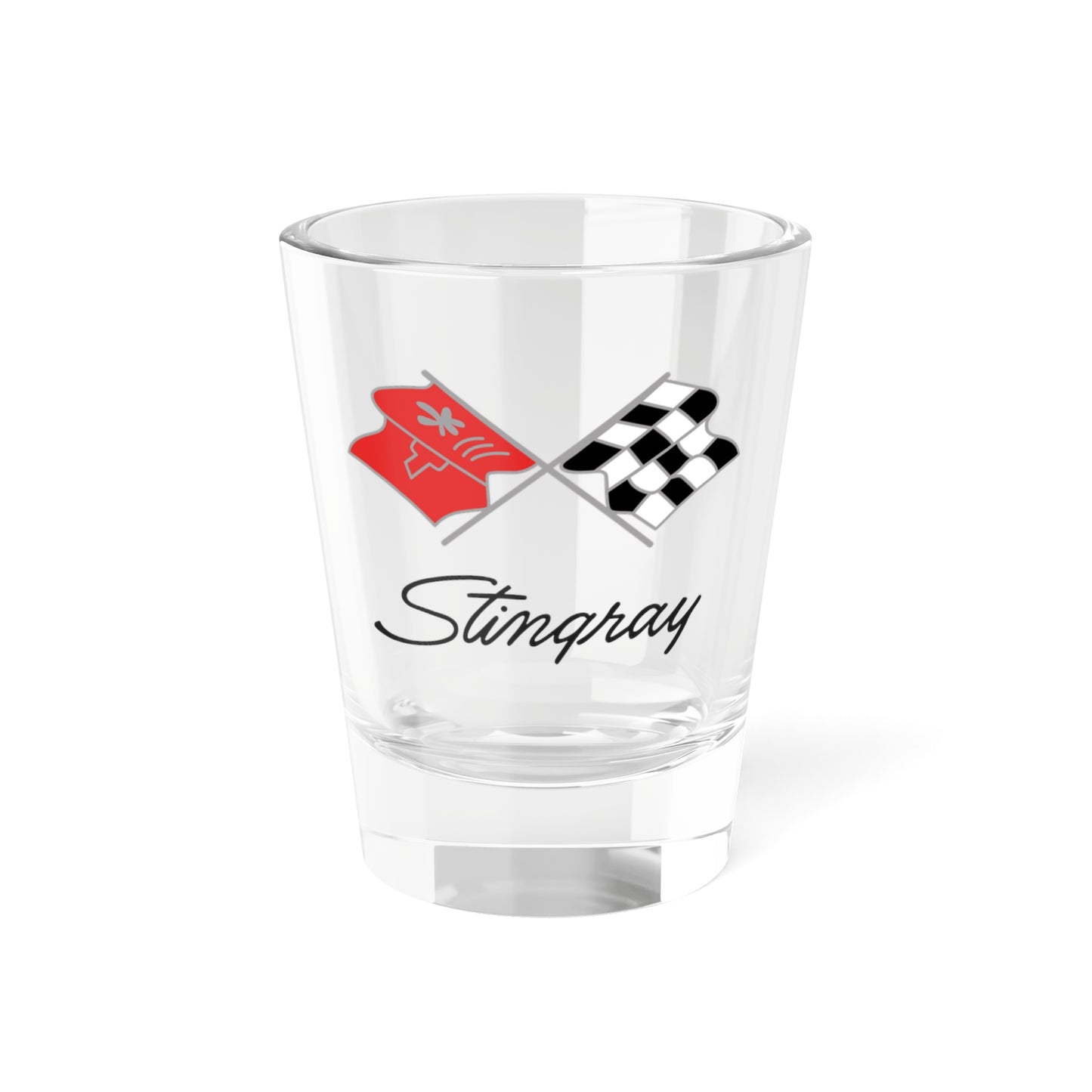 Corvette C3 Shot Glass, Perfect for Celebrations, Racing Fans, Gift for Him, Barware, Automotive Collectible