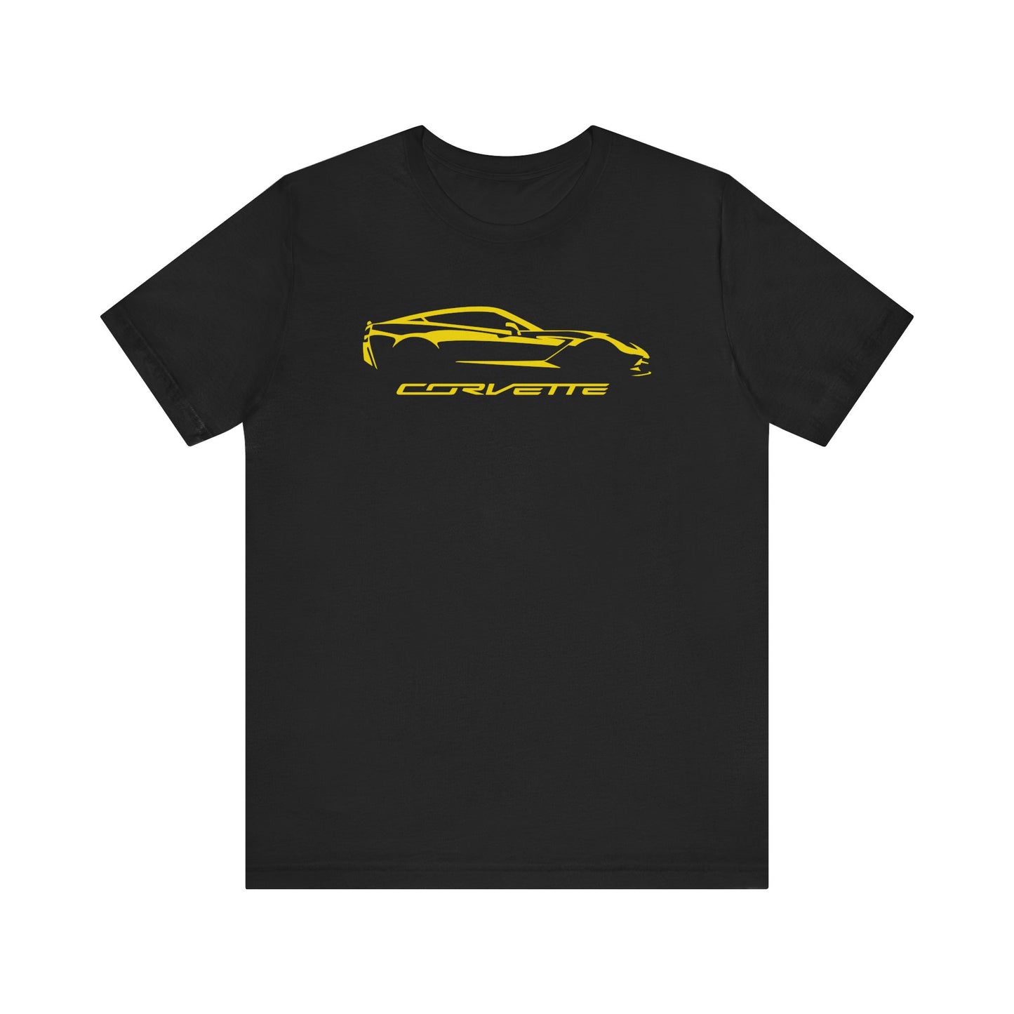 Corvette C7 Silhouette T-Shirt, Bella and Canvas T-Shirt, Corvette Apparel, Graphic Tee, Soft T-Shirt, Unisex T-Shirt, Raceday Gear
