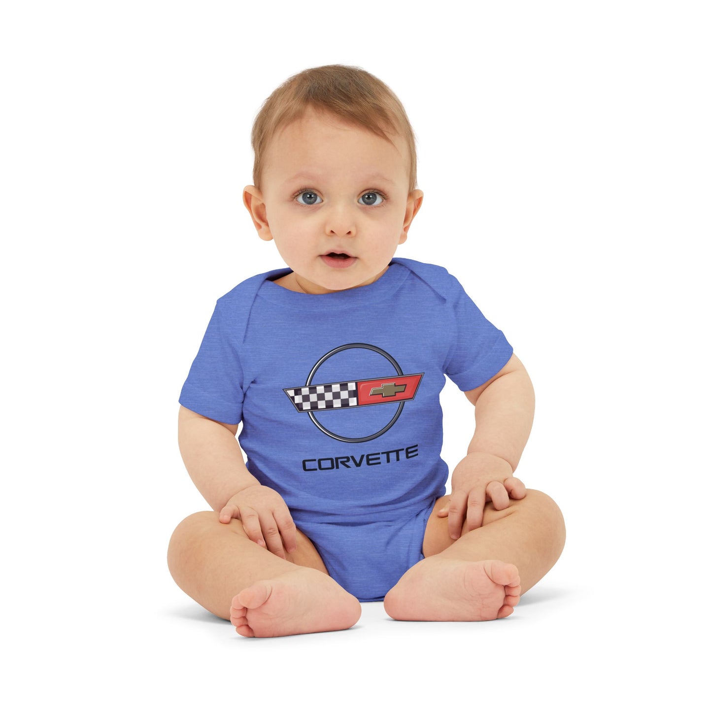 Corvette C4 Baby Onesie, Baby Clothing, Baby Shower Gift, Bella and Canvas Brand, Soft Fabric, Infant Clothes