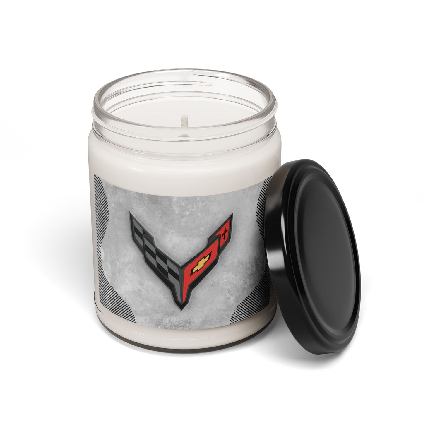 Corvette C8 Logo Scented Soy Candle, 10 Options for Scent, Home Décor, Gifts for Him, Man Cave Candles, Gifts for Car Girls, Corvette Swag