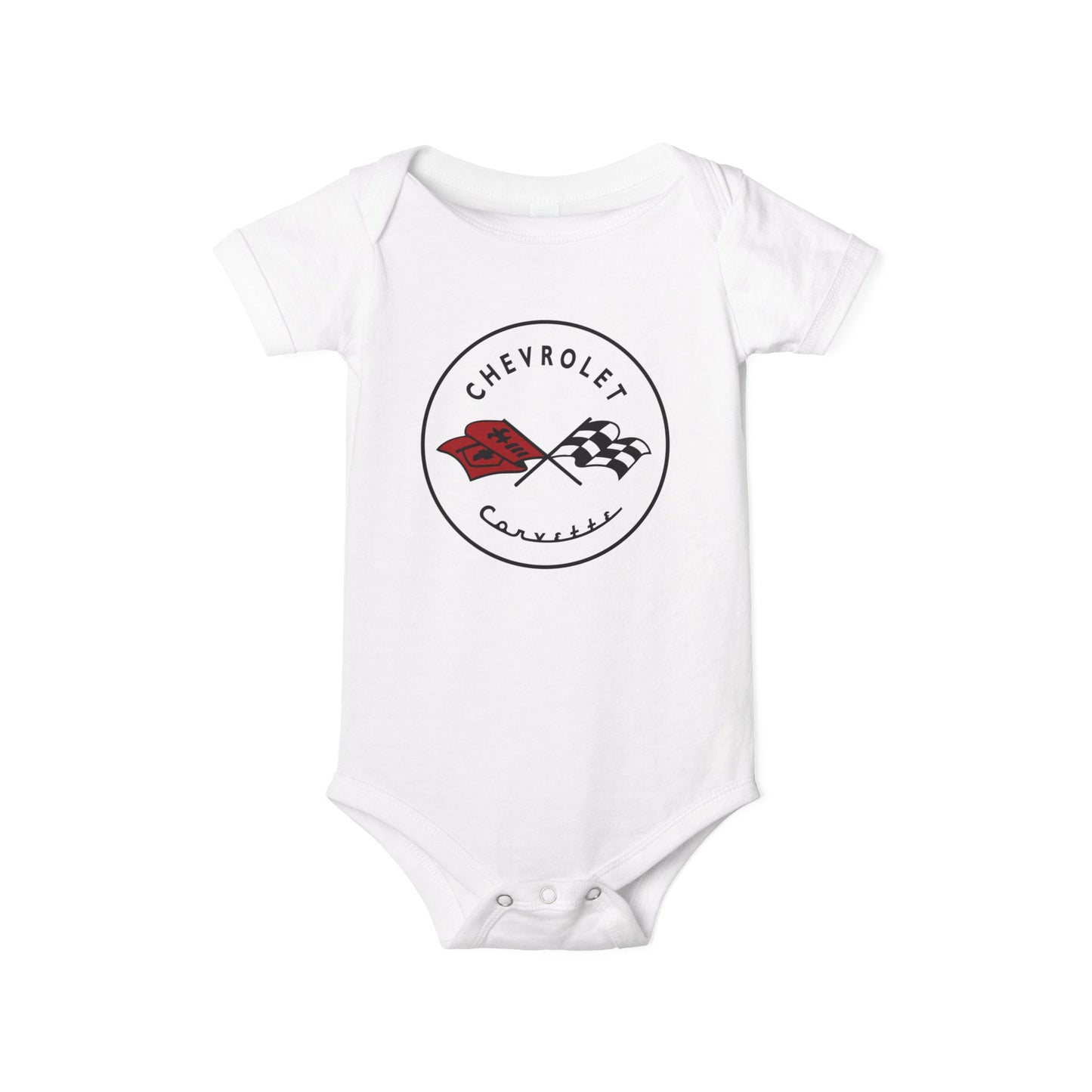 Corvette C1 Baby Onesie, Baby Clothing, Baby Shower Gift, Bella and Canvas Brand, Soft Fabric, Infant Clothes