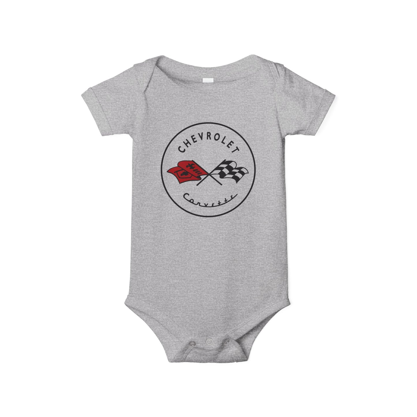 Corvette C1 Baby Onesie, Baby Clothing, Baby Shower Gift, Bella and Canvas Brand, Soft Fabric, Infant Clothes