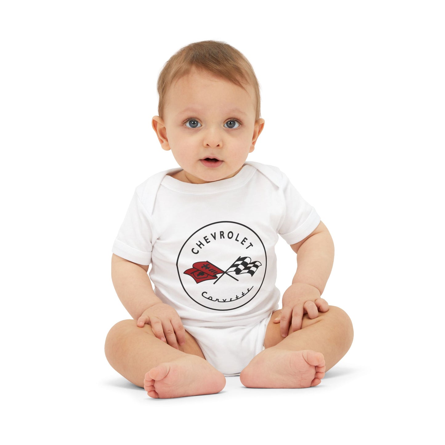Corvette C1 Baby Onesie, Baby Clothing, Baby Shower Gift, Bella and Canvas Brand, Soft Fabric, Infant Clothes
