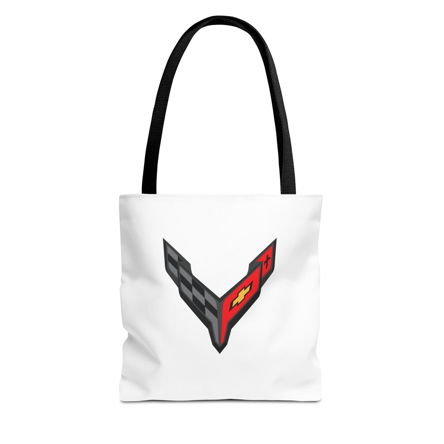 Corvette C8 Tote Bag, Corvette Polyester Bag, Shoulder Bag, Bag with Straps, Gifts for Car Guys, Gifts for Car Girls, Car Meet Carry On