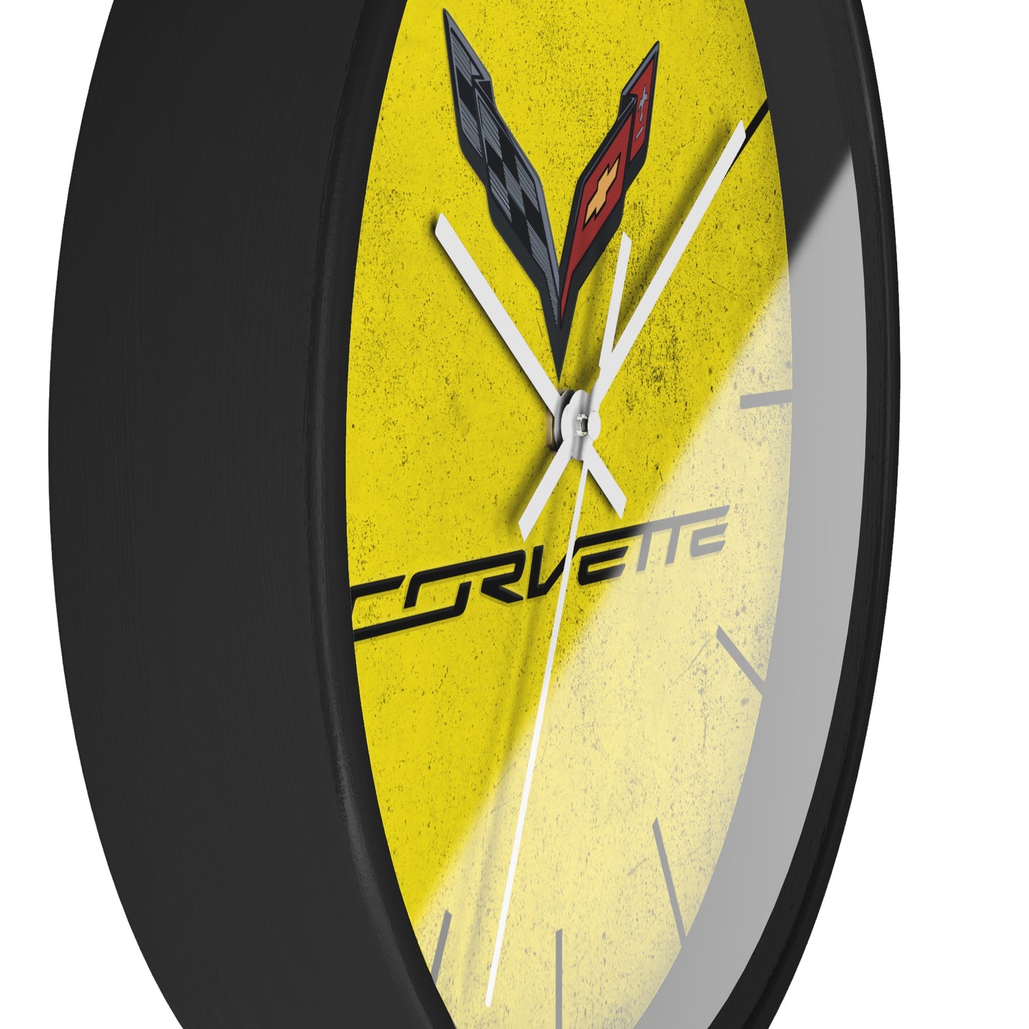 Corvette C7 Wall Clock, Racing Home Decor, Gift for Him, Man Cave Clock, Corvette Merchandise, Mancave Gift, Clocks