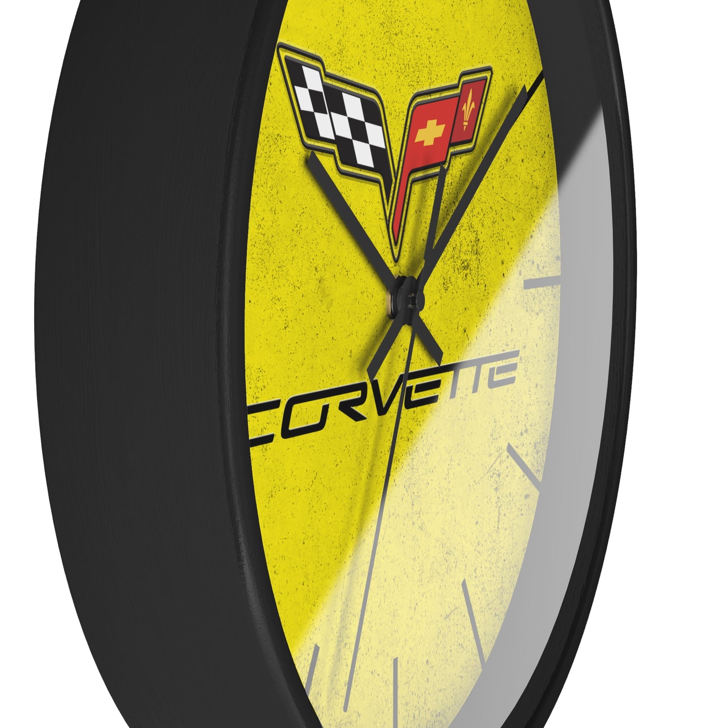 Corvette C6 Wall Clock, Racing Home Decor, Gift for Him, Man Cave Clock, Corvette Merchandise, Mancave Gift, Clocks