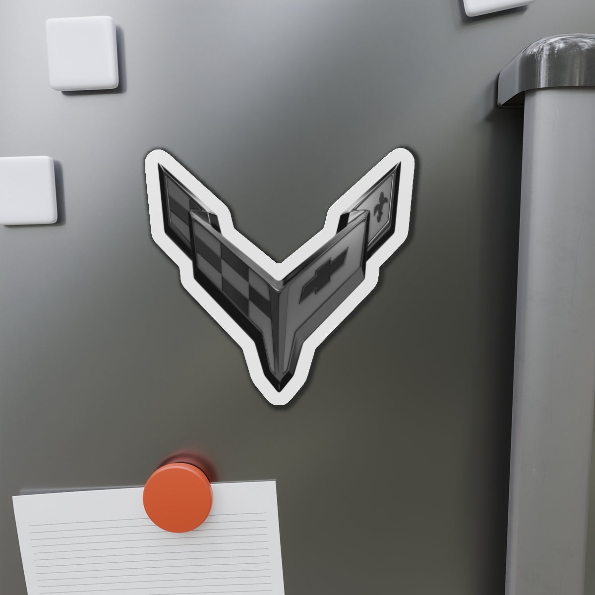 Corvette C8 Die-Cut Magnet, Car Enthusiast Gift, Refrigerator Magnet, Auto Fan Memorabilia, Fridge Magnet, Gift for Him, Gift for Her