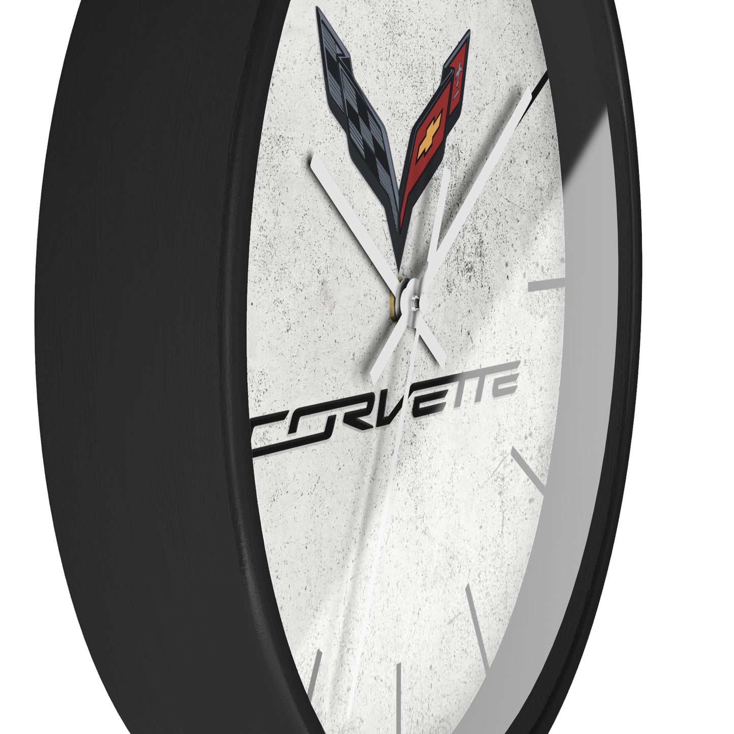 Corvette C7 Wall Clock, Racing Home Decor, Gift for Him, Man Cave Clock, Corvette Merchandise, Mancave Gift, Clocks