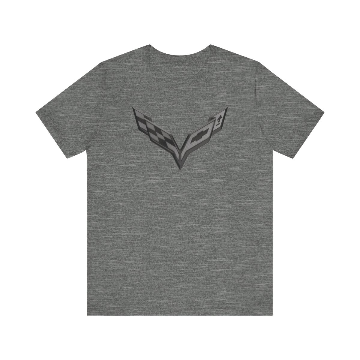 Corvette C7 Logo Blackout Edition Graphic Soft T-Shirt