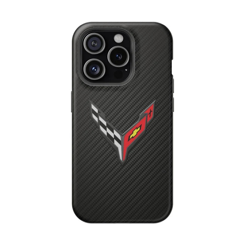 Corvette C8 iPhone Case - Corvette Samsung Phone Case - Cell Phone Case - Impact Resistant - Rubber Liner - Matte or Glossy
