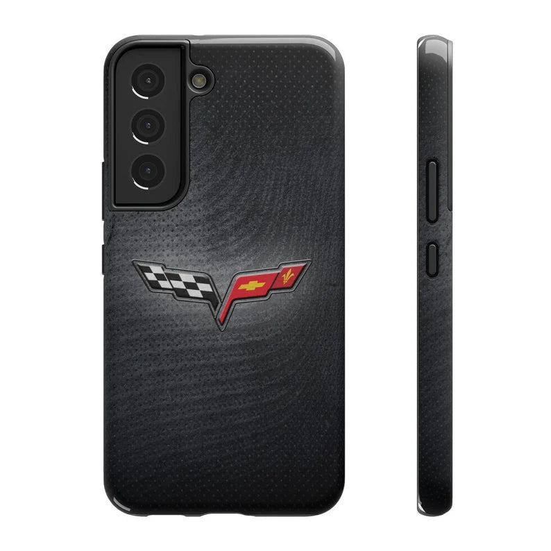 Corvette iPhone Case - Corvette Samsung Phone Case - Cell Phone Case - Impact Resistant - Rubber Liner - Matte or Glossy