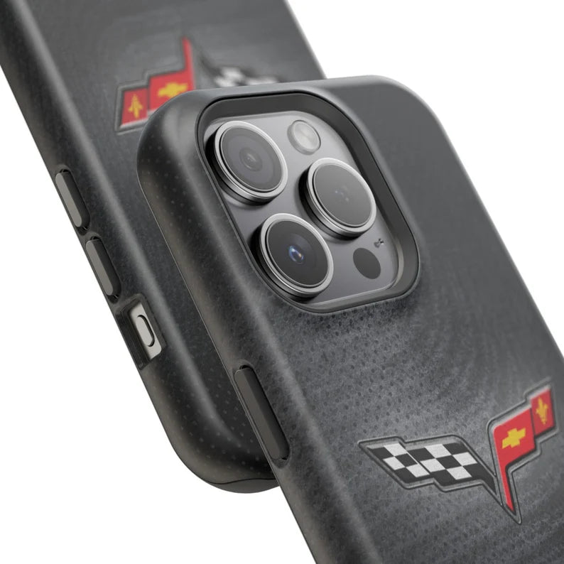 Corvette iPhone Case - Corvette Samsung Phone Case - Cell Phone Case - Impact Resistant - Rubber Liner - Matte or Glossy