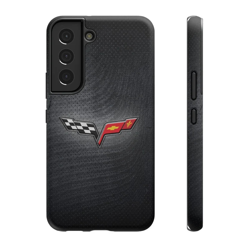 Corvette iPhone Case - Corvette Samsung Phone Case - Cell Phone Case - Impact Resistant - Rubber Liner - Matte or Glossy