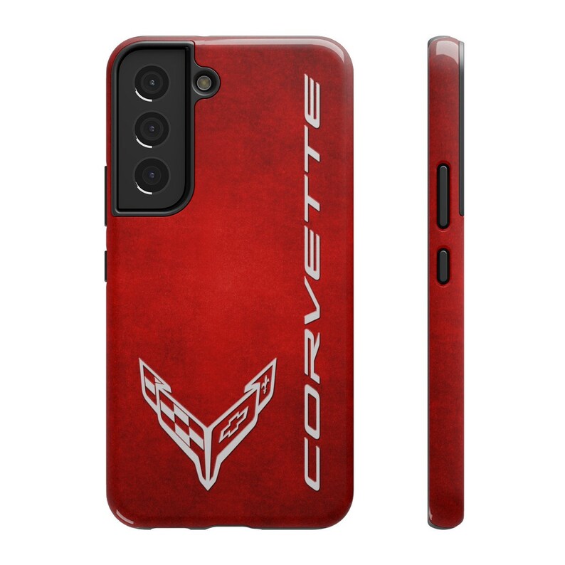 Corvette iPhone Case - Corvette Samsung Phone Case - Cell Phone Case - Impact Resistant - Rubber Liner - Matte or Glossy
