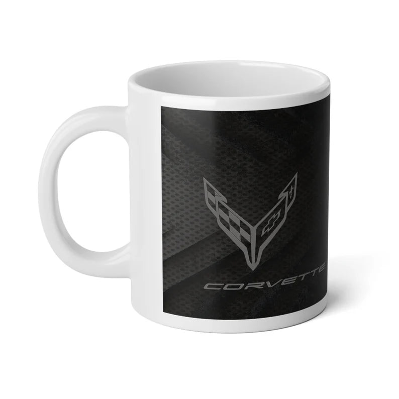 Jumbo 20oz. Corvette Mug - Corvette Ceramic Mug - Coffee Mug - Chevy Corvette Mug - Microwave-Safe - Gift for Car Enthusiasts
