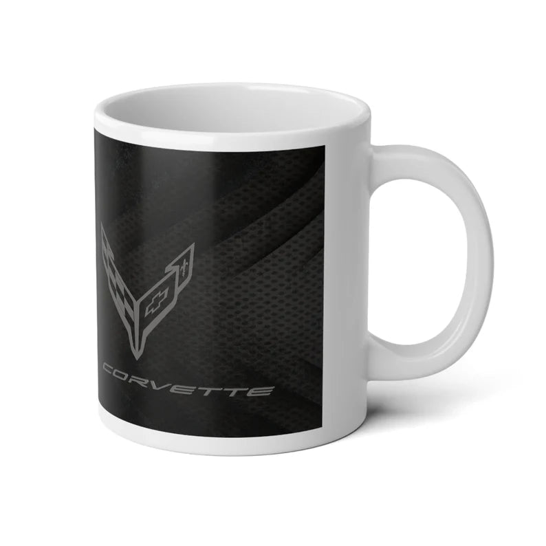 Jumbo 20oz. Corvette Mug - Corvette Ceramic Mug - Coffee Mug - Chevy Corvette Mug - Microwave-Safe - Gift for Car Enthusiasts